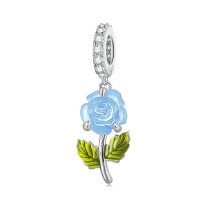 (Bild für) Pandora Style Kristallrose-Anhänger - BSC824-BU