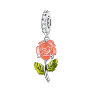 (Bild für) Pandora Style Kristallrose-Anhänger - BSC824-OG