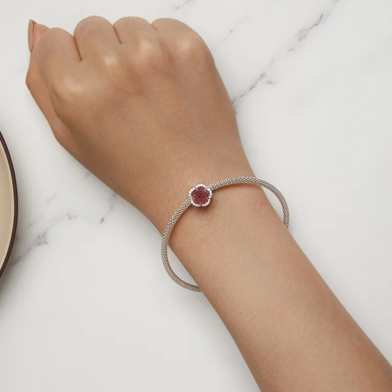 (Bild für) Pandora Style Kristallrosen-Anhänger - BSC904 - Ansicht 3