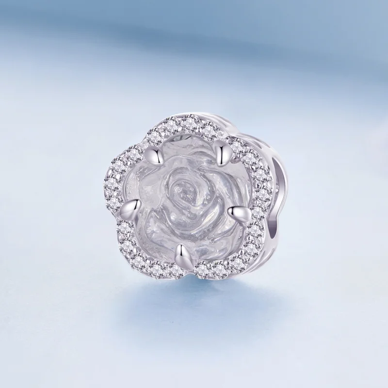 (Bild für) Pandora Style Kristallrosen-Anhänger - BSC904 - Ansicht 5