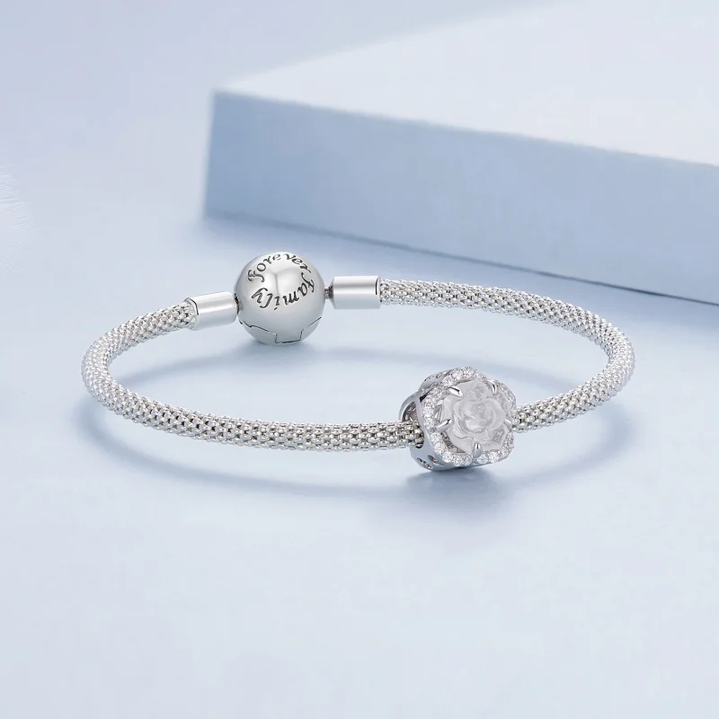 (Bild für) Pandora Style Kristallrosen-Anhänger - BSC904 - Ansicht 10