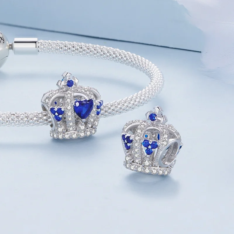 (Bild für) Pandora Style Kronen-Anhänger - BSC835 - Ansicht 4