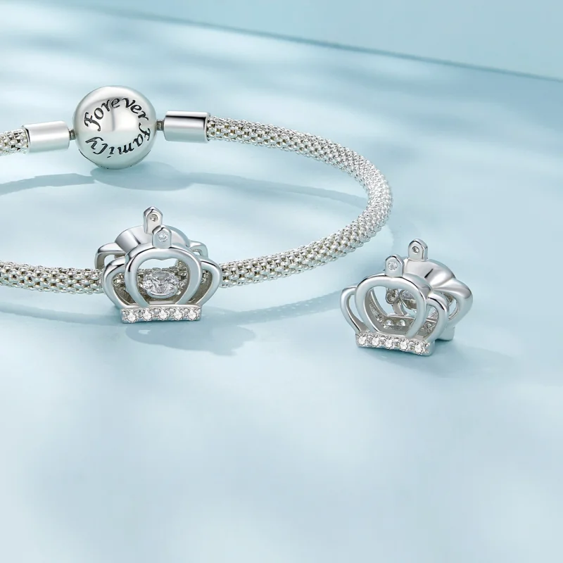(Bild für) Pandora Style Kronen-Anhänger - SCC2589 - Ansicht 4