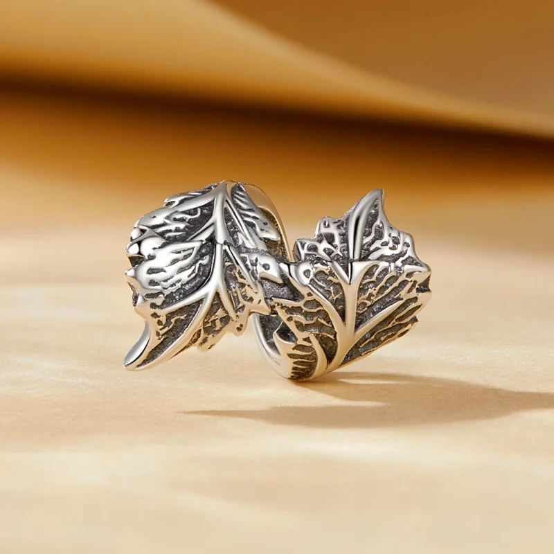 (Bild für) Pandora Style Leaf Charm - SCC2575 - Ansicht 2
