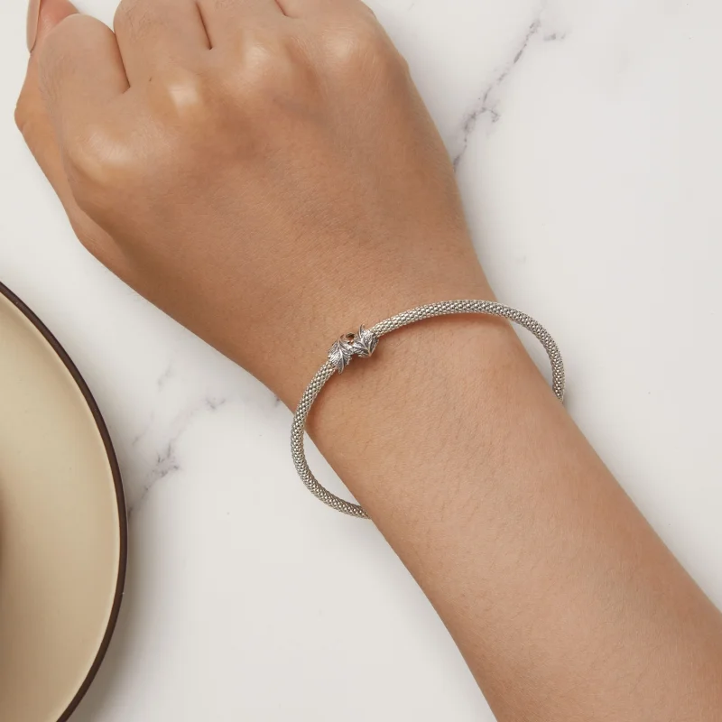 (Bild für) Pandora Style Leaf Charm - SCC2575 - Ansicht 6