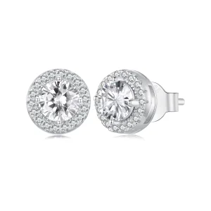 (Bild für) Pandora Style Leicht Luxus Stecker Ohrringe - BSE893