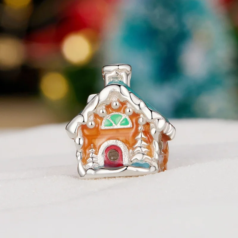 (Bild für) Pandora Style Leuchtendes Heiligabend-Haus Charm - SCC2646 - Ansicht 2