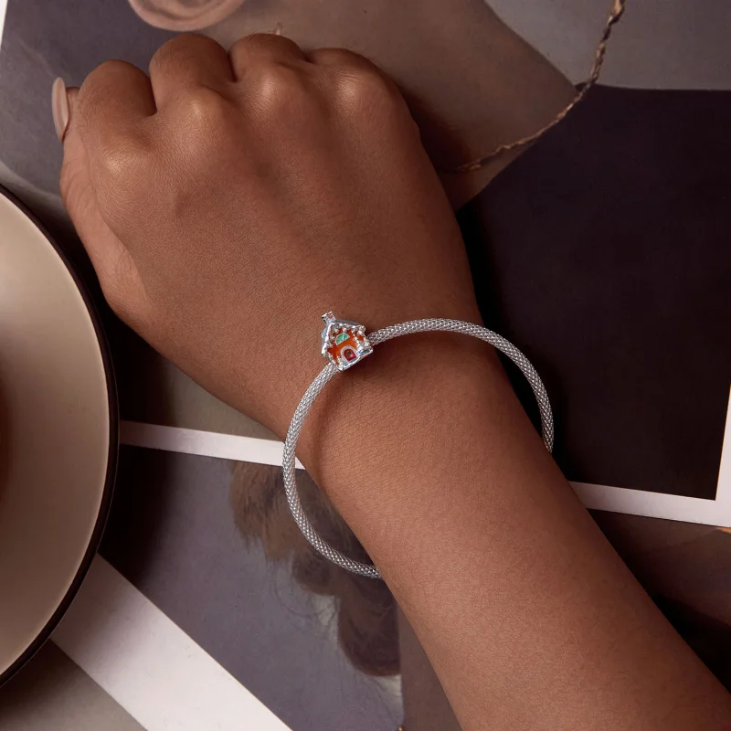 (Bild für) Pandora Style Leuchtendes Heiligabend-Haus Charm - SCC2646 - Ansicht 6
