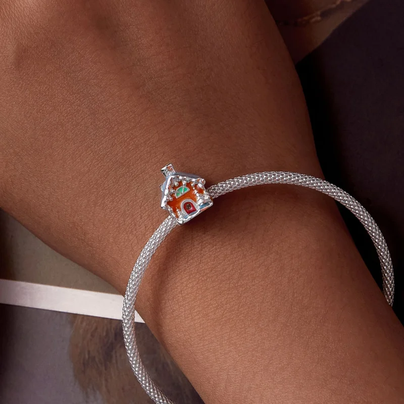 (Bild für) Pandora Style Leuchtendes Heiligabend-Haus Charm - SCC2646 - Ansicht 7