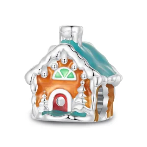 (Bild für) Pandora Style Leuchtendes Heiligabend-Haus Charm - SCC2646