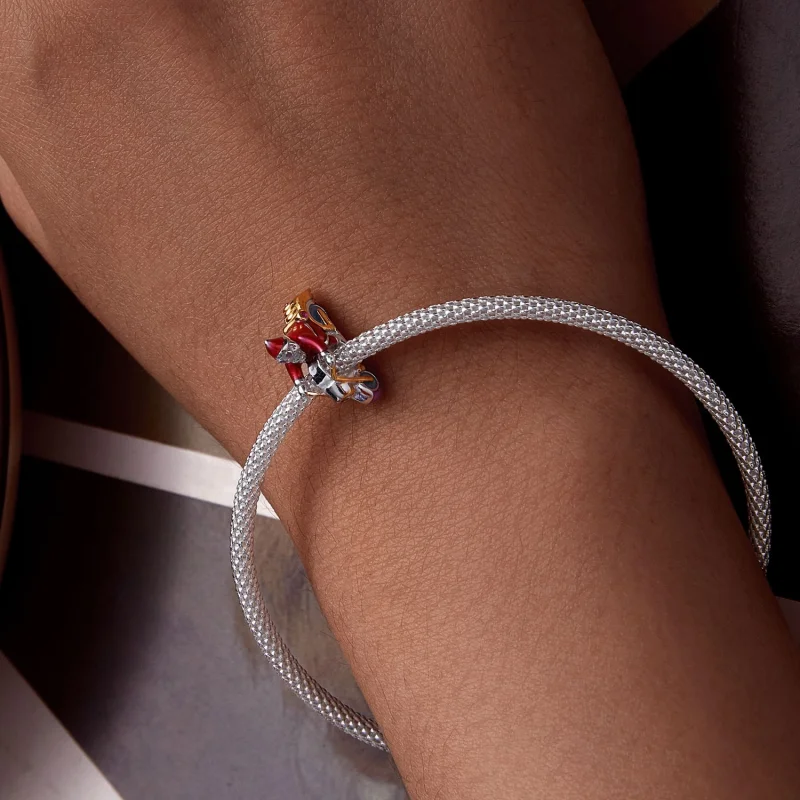 (Bild für) Pandora Style Leuchtendes "Santa Claus Is Here" Charm - SCC2645 - Ansicht 8