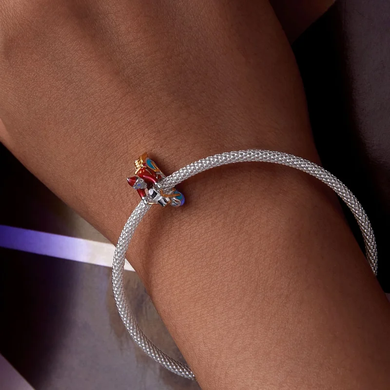 (Bild für) Pandora Style Leuchtendes "Santa Claus Is Here" Charm - SCC2645 - Ansicht 9