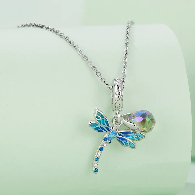 (Bild für) Pandora Style Libelle Anhänger - SCC2597 - Ansicht 3