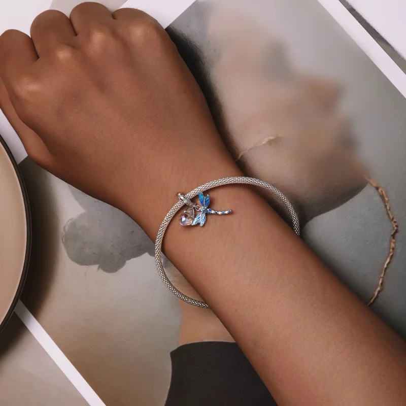 (Bild für) Pandora Style Libelle Anhänger - SCC2597 - Ansicht 6