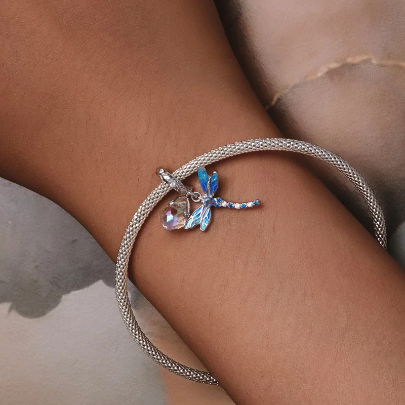 (Bild für) Pandora Style Libelle Anhänger - SCC2597 - Ansicht 7
