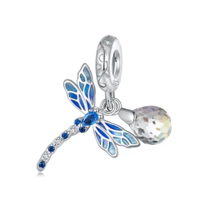 (Bild für) Pandora Style Libelle Anhänger - SCC2597