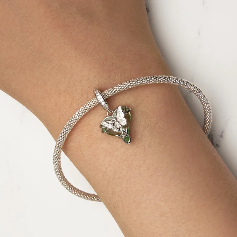 (Bild für) Pandora Style Little Flying Butterfly Anhänger - BSC897 - Ansicht 6
