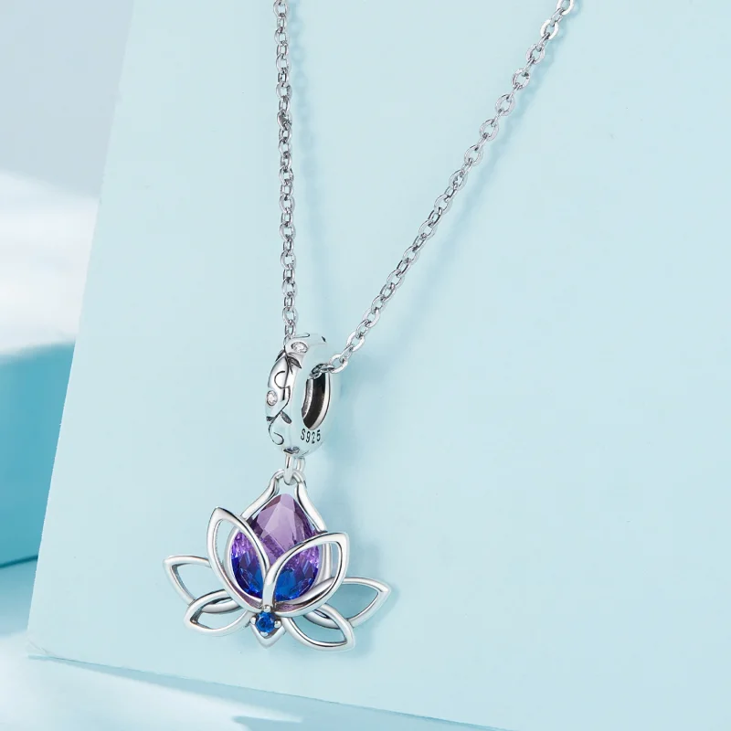 (Bild für) Pandora Style Lotus Anhänger - SCC2562 - Ansicht 2
