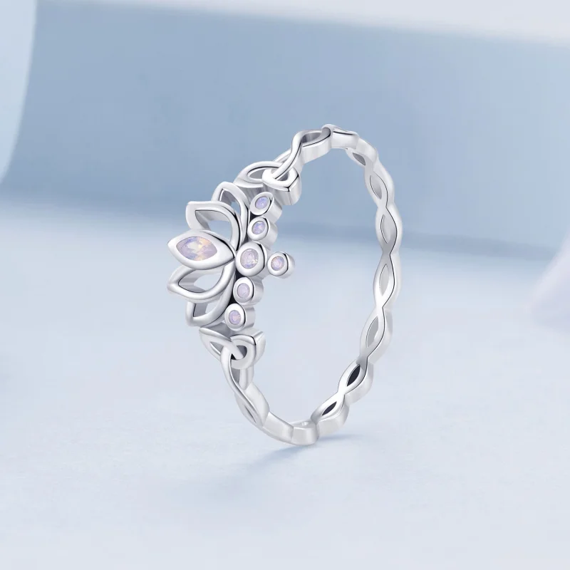 (Bild für) Pandora Style Lotus Ring - BSR487 - Ansicht 2