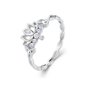 (Bild für) Pandora Style Lotus Ring - BSR487