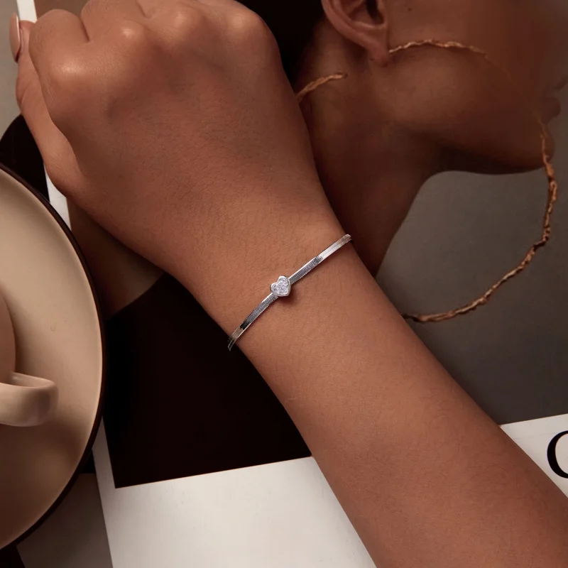(Bild für) Pandora Style Love Armband - BSB153 - Ansicht 4