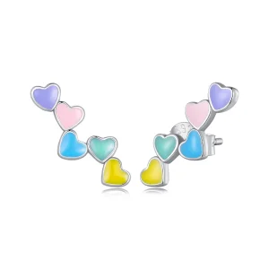 (Bild für) Pandora Style Love Colorful Studs Ohrstecker - SCE1638