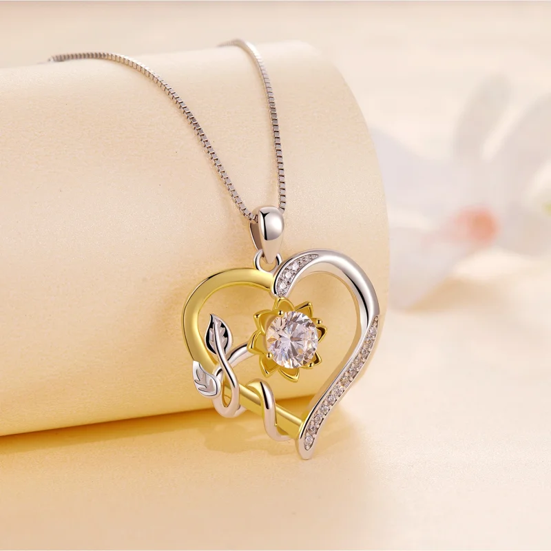 (Bild für) Pandora Style Love Möβit Halskette (Ein Zertifikat) - MSN012 - Ansicht 3