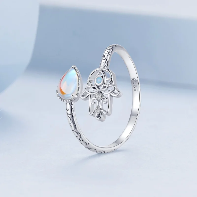 (Bild für) Pandora Style Lucky Hand Open Ring - BSR486-E - Ansicht 2