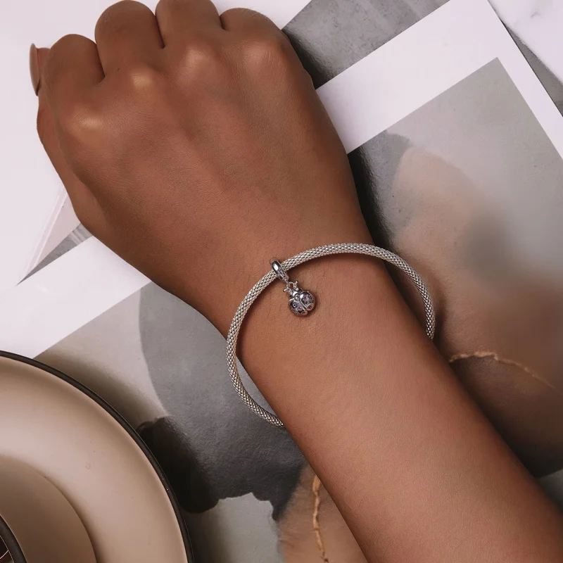(Bild für) Pandora Style Lucky Ladybug Anhänger - SCC2613 - Ansicht 5