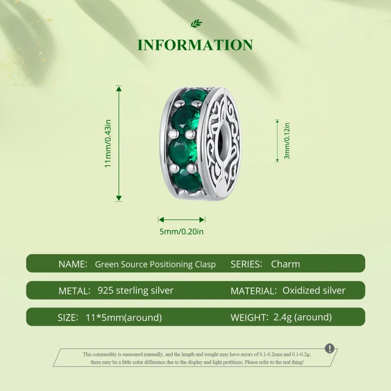 (Bild für) Pandora Style Luyuan Clip - SCC2603 - Ansicht 6