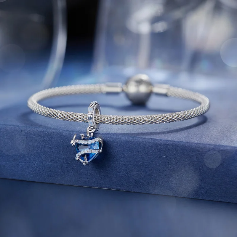 (Bild für) Pandora Style Magic Heart Anhänger - SCC2535 - Ansicht 3