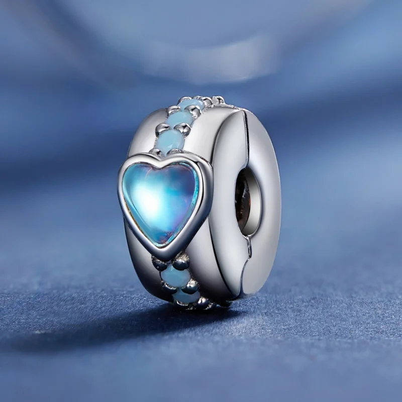 (Bild für) Pandora Style Magic Heart Clip - SCC2537 - Ansicht 2