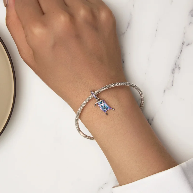 (Bild für) Pandora Style Magischer Teppich-Anhänger - BSC894 - Ansicht 5