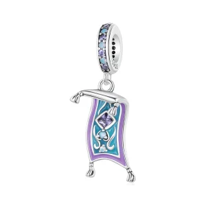 (Bild für) Pandora Style Magischer Teppich-Anhänger - BSC894