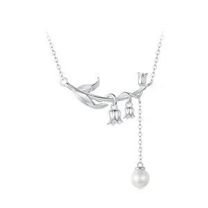 (Bild für) Pandora Style Maiglöckchen Halskette - BSN357