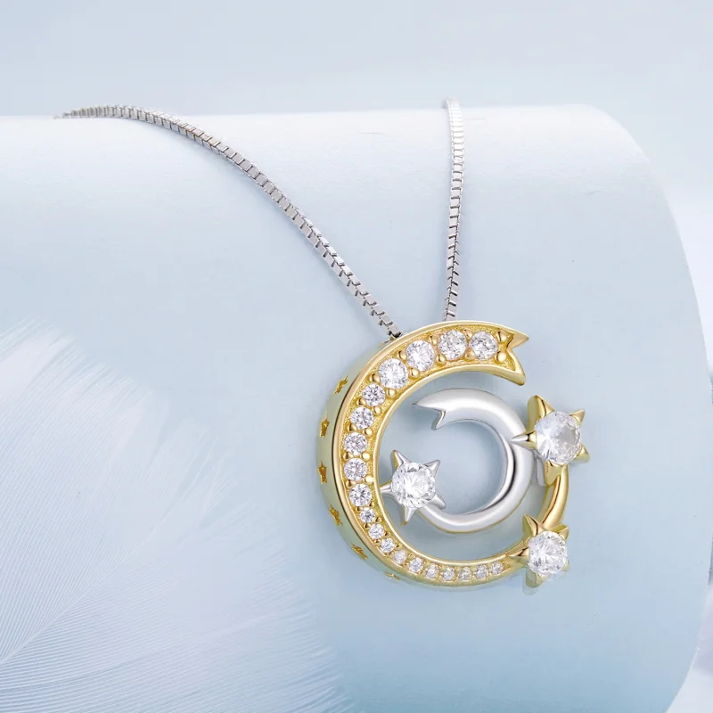 (Bild für) Pandora Style Meteor Halskette - BSN350 - Ansicht 2