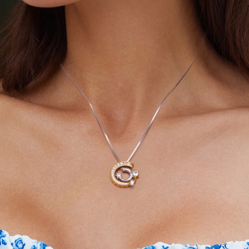 (Bild für) Pandora Style Meteor Halskette - BSN350 - Ansicht 5