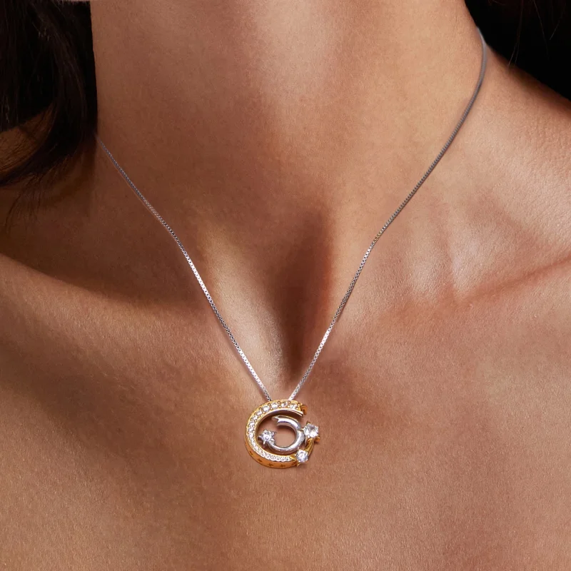(Bild für) Pandora Style Meteor Halskette - BSN350 - Ansicht 6
