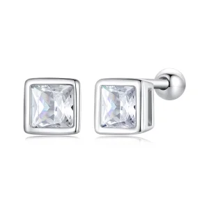 (Bild für) Pandora Style Mini Prinzessin Zirkonia Stecker Ohrringe - BSE885-S