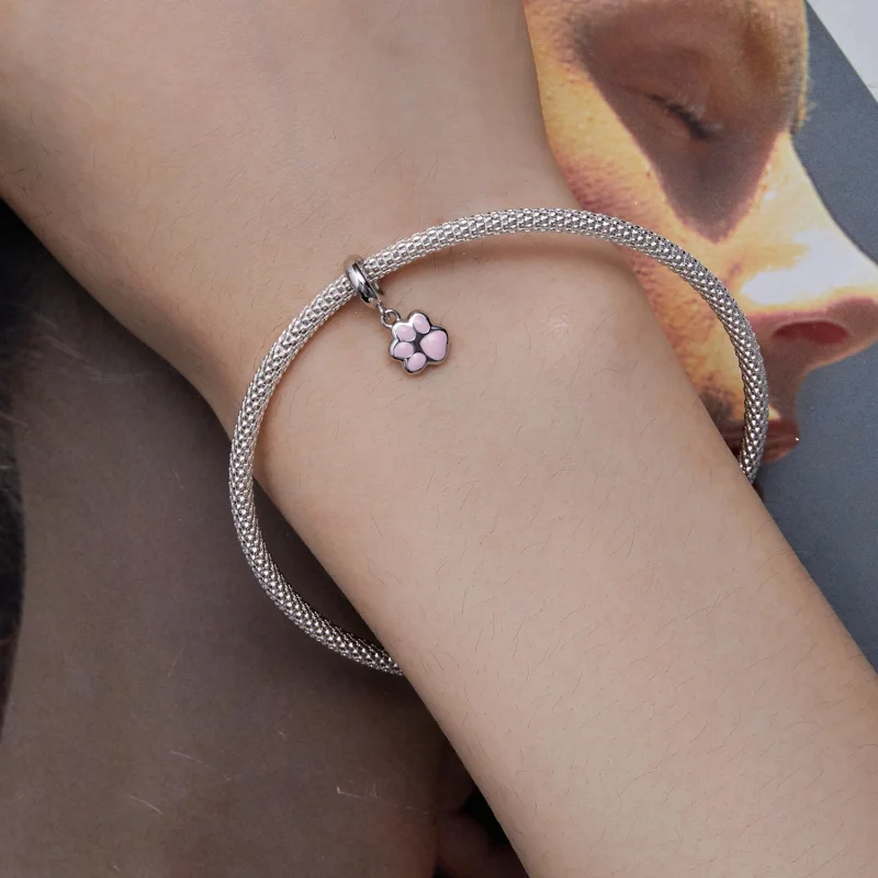 (Bild für) Pandora Style Mini Weiße Katzenkralle Anhänger - SCC2476-A - Ansicht 5