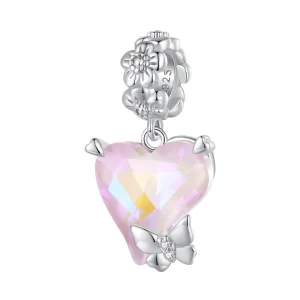(Bild für) Pandora Style Mocha Butterfly Anhänger - BSC809