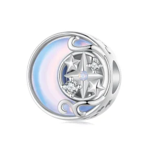 (Bild für) Pandora Style Mond Sternenexplosion Charm - BSC927