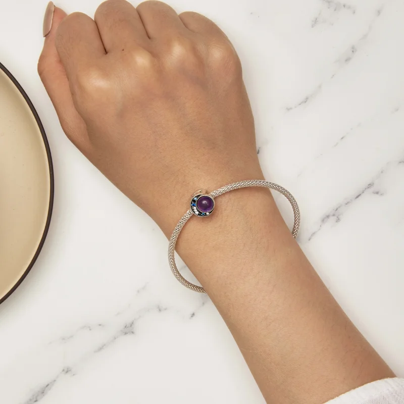 (Bild für) Pandora Style Mond Stimmungsstein Charm - SCC2558 - Ansicht 8
