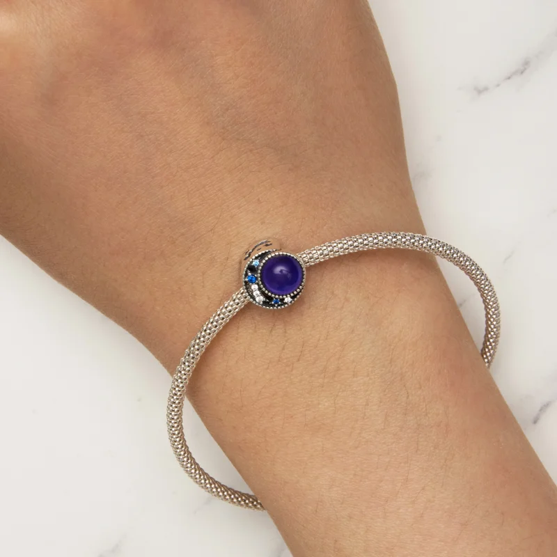 (Bild für) Pandora Style Mond Stimmungsstein Charm - SCC2558 - Ansicht 9