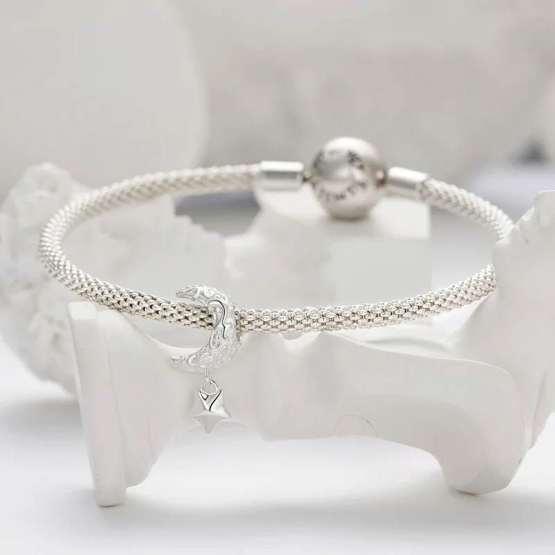 (Bild für) Pandora Style Mondmuster-Anhänger - SCC2619 - Ansicht 3