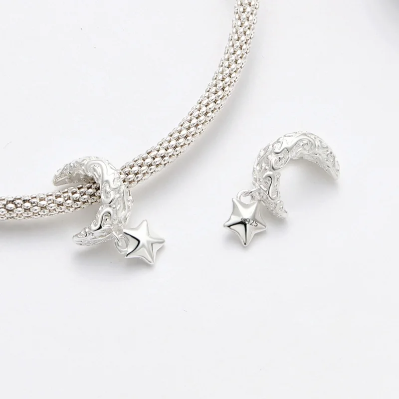 (Bild für) Pandora Style Mondmuster-Anhänger - SCC2619 - Ansicht 4