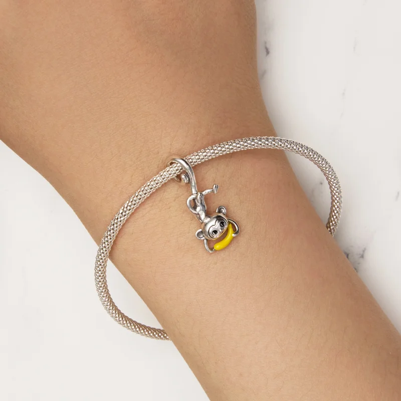 (Bild für) Pandora Style Monkey Dangle - SCC2547 - Ansicht 5