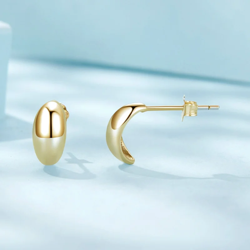 (Bild für) Pandora Style Moon Studs Ohrstecker - SCE1632-B - Ansicht 4