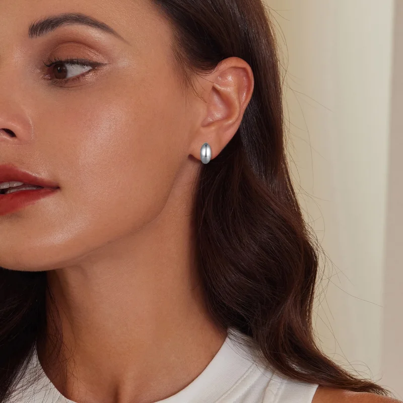 (Bild für) Pandora Style Moon Studs Ohrstecker - SCE1632 - Ansicht 8