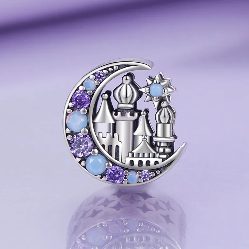 (Bild für) Pandora Style Moonlight Castle Charm - BSC892 - Ansicht 2